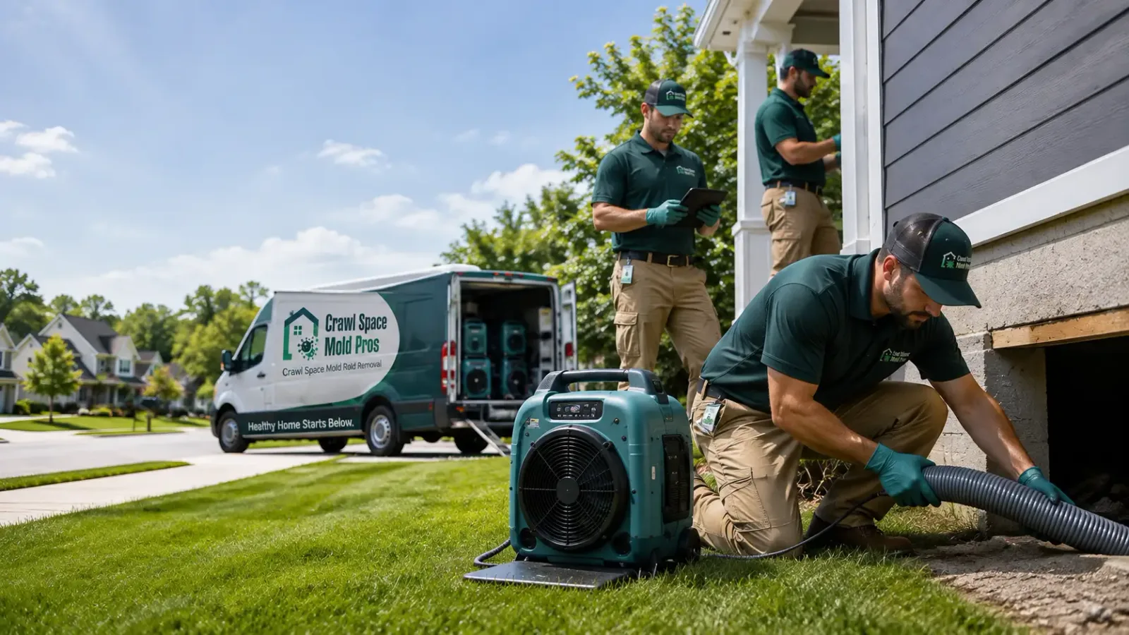 Crawl Space Mold Removal in Rialto, CA